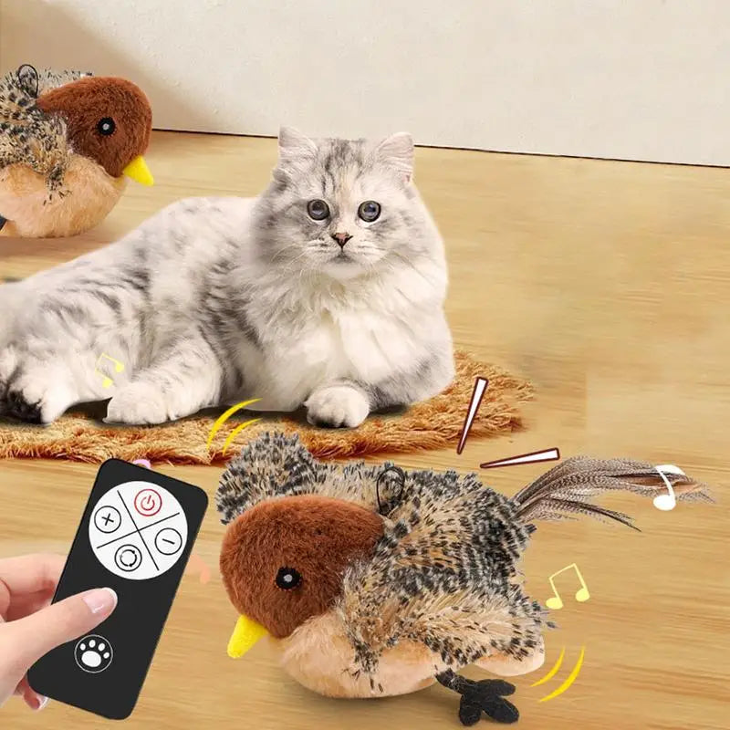 ChirpNPlay Interactive Cat Toy - Flapping Bird for Active Cats