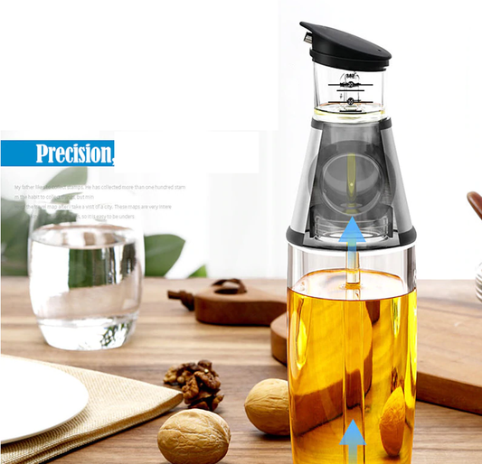 Easy Press Oil Measurement Bottle