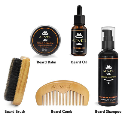 5pcs Beard Growth Kit - Dave's Deal Depot