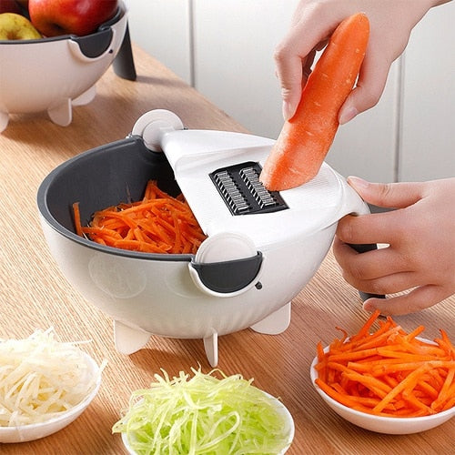 9 in 1 Multi Function Rotating Vegetable Cutter - Dave's Deal Depot